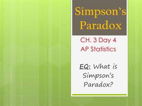 Image result for Simpsons Paradox Example