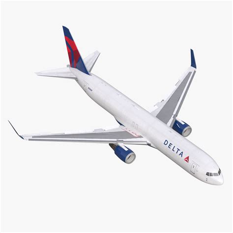 3D Boeing 767 300F Delta Air Lines Rigged model | 3D Molier International