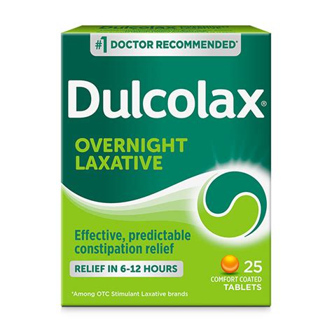 Dulcolax Bisacodyl Stimulant Laxative Tablets for Overnight ...