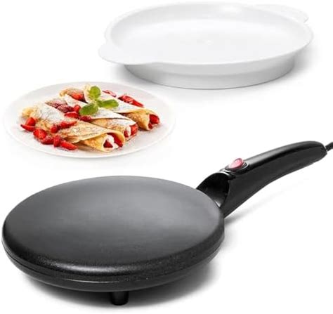 Inllex Electric Dosa Maker with Auto Power Off, Portable Crepe Maker ...