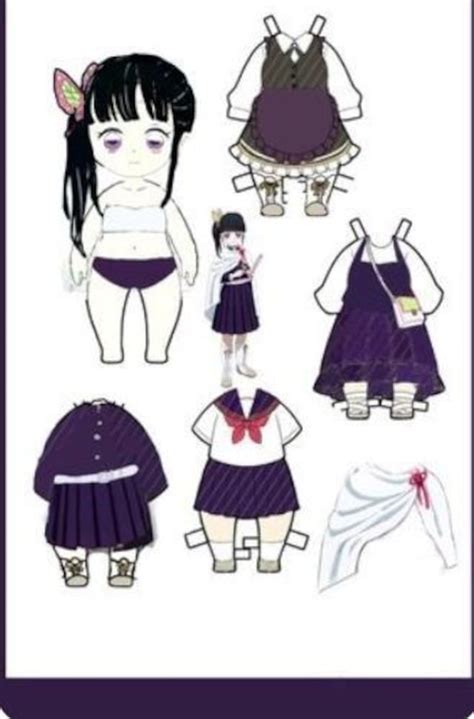 Demon Slayer para recortar y vestir: 7 plantillas de personajes de ...