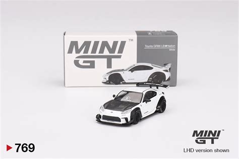 Toyota GR86 LB Nation White | Mini GT – OGMini.com