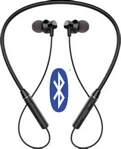 HUTUVI Neckband Wireless Bluetooth sereo, Both Side, with Calling ...