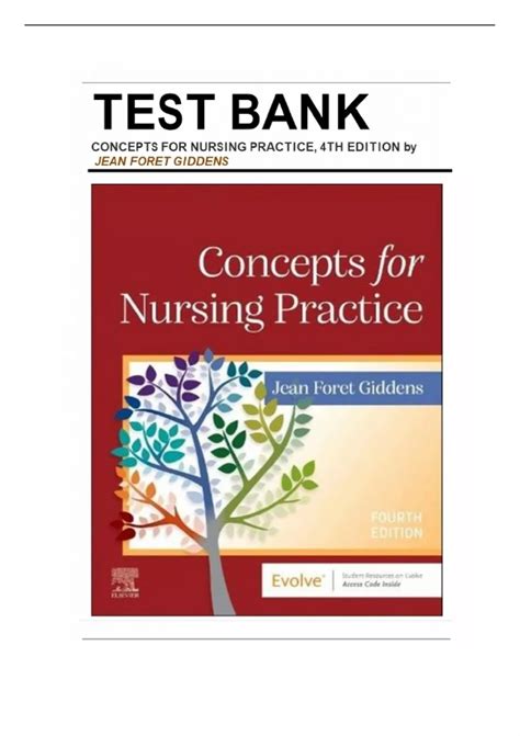 Test Bank Concepts for Nursing Practice (4TH Ed) by Jean Giddens 2024 ...