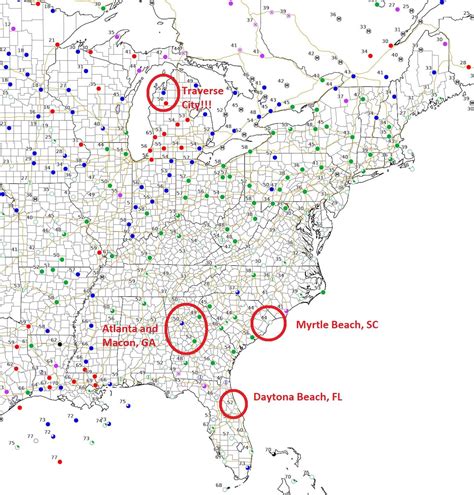 Warm snap: Michigan’s temperatures were higher than Daytona Beach today ...