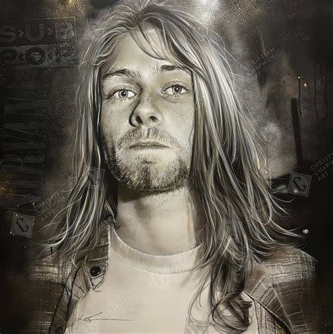 Original Kurt Cobain Paintings - Christian Chapman Art