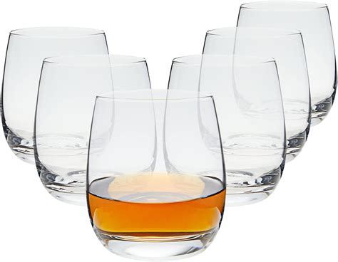 Amazon.com | Juvale 12oz Whiskey Glasses, Double Old Fashioned Glasses ...