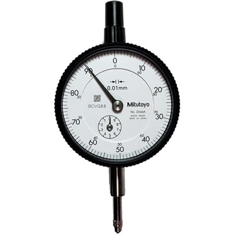 Mitutoyo 2046A Dial Indicator DG 0.01 Grad, 0-10mm Range : Amazon.in ...