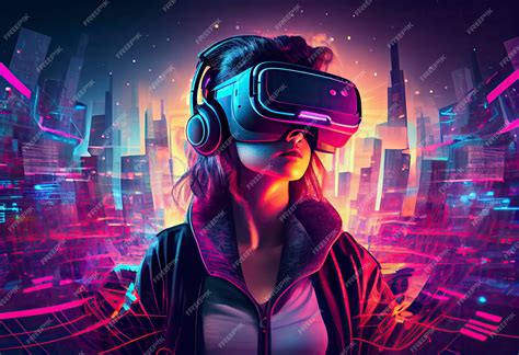 Premium Photo | Future digital technology game and entertainment ...