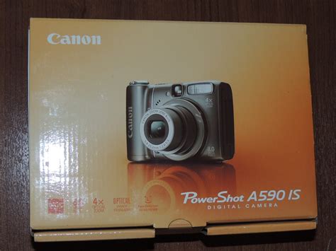 Canon PowerShot A590 IS 8.0MP Digital Camera - Gray for sale online | eBay