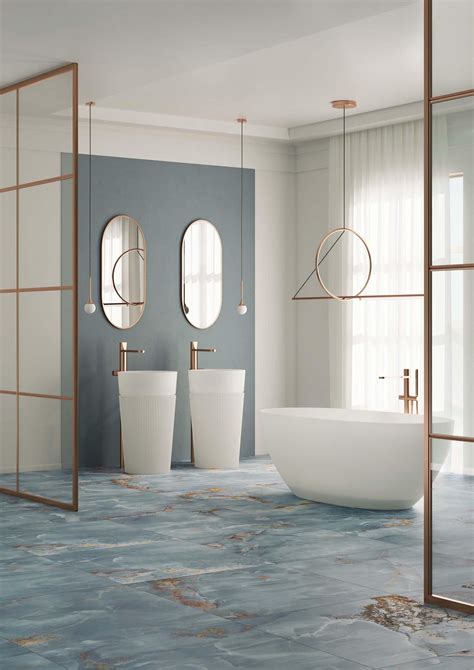 Vita Bella Honed Porcelain Tile | Bathroom inspo interior design, Blue ...