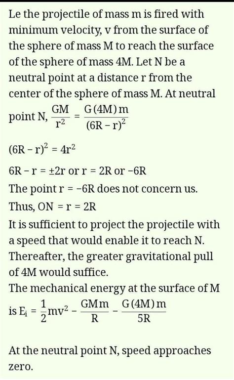 Two spherical bodies A and B each of mass M and radius R are located ...