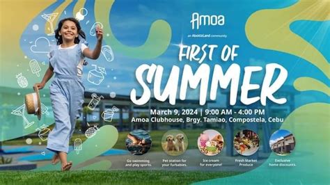 First of Summer at Amoa, Amoa, Mandaue, 9 March 2024 | AllEvents.in