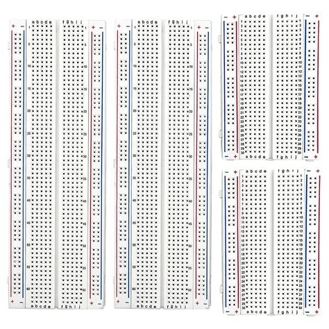 (4Pcs) MCIGICM 2Pcs 830 Point and 2Pcs 400 Point Solderless Breadboard ...