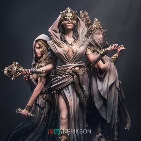 Moirae, the Three Fates | Stunning Mini of the Sisters of Fate by ...