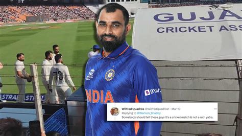 Fans Chant ‘Jai Shree Ram’ At Mohammed Shami In Ahmedabad Test; Viral ...