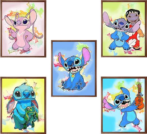 Amazon.com: Trends International Disney Lilo and Stitch - Sitting Wall ...