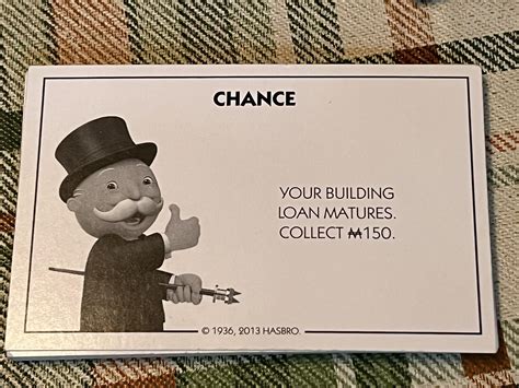 Monopoly Chance Cards