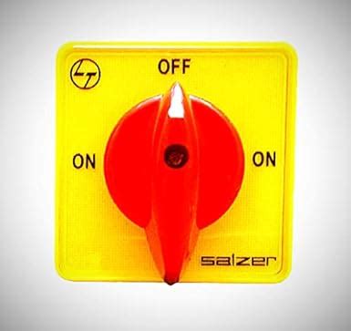 SALZER (L&T) 16A 61196 Cam Operated Rotary Switch S16 B13, 4 Pole ON ...