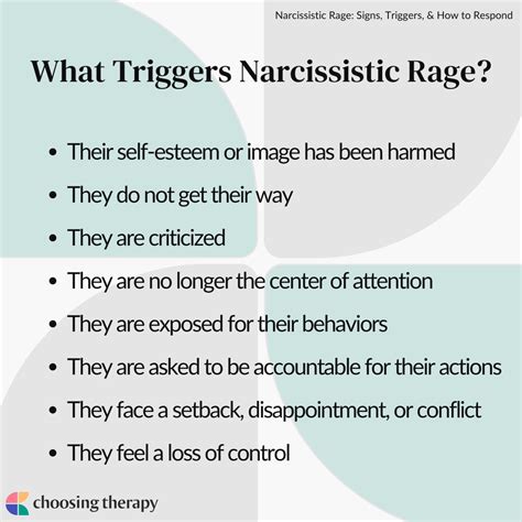 What Triggers Narcissistic Rage
