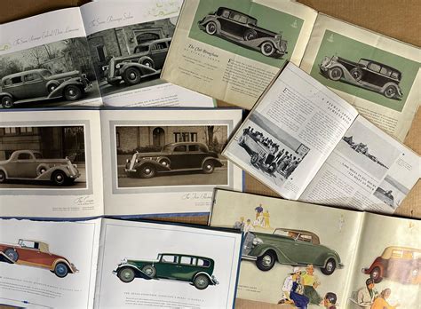 Lot - Ten items - eight Pierce incl 1935 and 1937 catalogs, 1933 ...