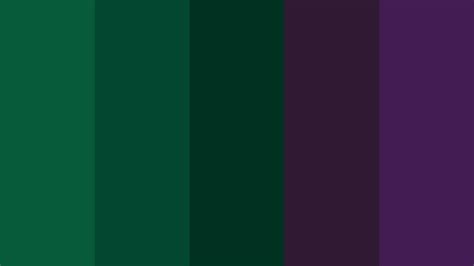 Dark Green Color Palette