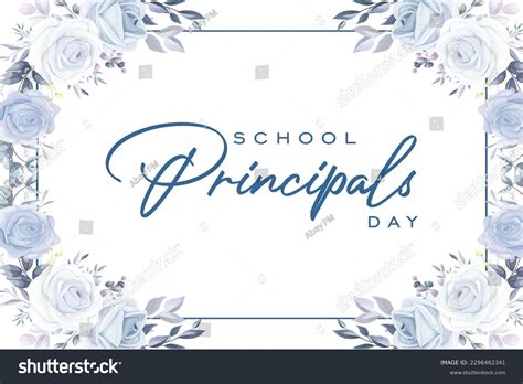 School Principal Day Holiday Concept Template Stock Vector (Royalty ...