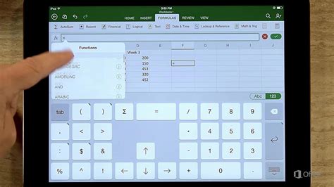 Excel op de iPad - Lesmateriaal - Wikiwijs