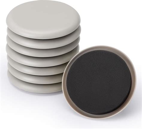 FLERISE Furniture Sliders - 8 Pack, 3 1/2" Reusable Furniture Sliders ...