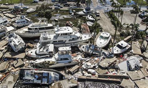 Stunning aerial pics reveal how deadly hurricane cut a swath through ...