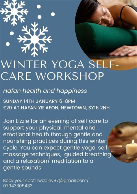 Winter Yoga Self-Care Workshop - Hafan, Health & Happiness Series ...