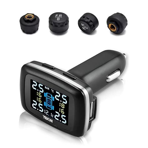 Texum TPMS External Sensor with USB Charging Port Wireless Cigarette ...