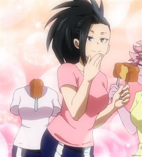 Momo Yaoyorozu GIFs | USAGIF.com