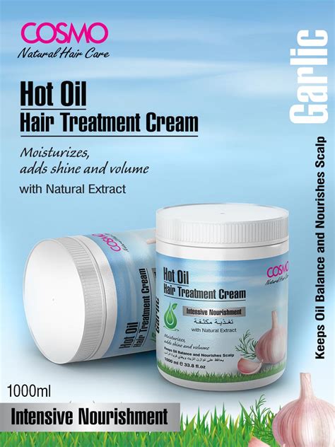 GARLIC - HOT OIL HAIR TREATMENT CREAM - INTENSIVE NOURISHMENT ...
