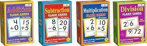 Buy Creative’s Math Flash Cards Combo Pack - Addition, Subtraction ...