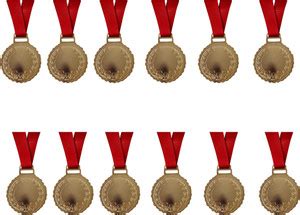 Divin 2 Inch Gold Medals for School Sports, Academic & Competition ...