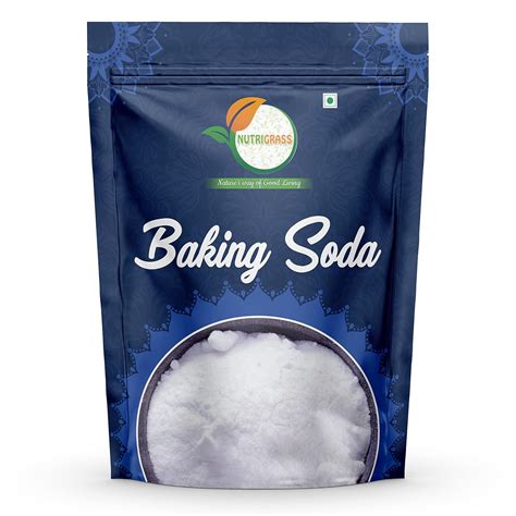 NUTRIGRASS Baking Soda [ Food Grade Sodium Bicarbonate, Perfect for ...