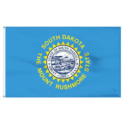 South Dakota 6ft x 10ft Nylon Flag – United States Flag Store