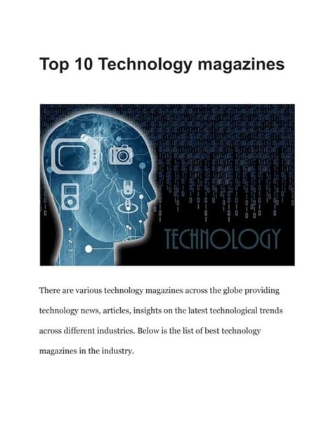 High Technology Magazines 的图像结果