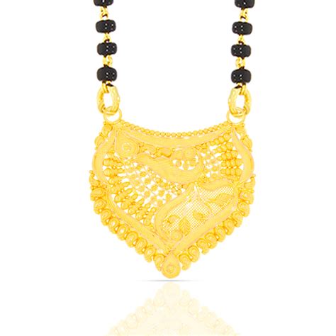 Mesh Marvel 22K Gold Mangalsutra Pendant – WHP Jewellers