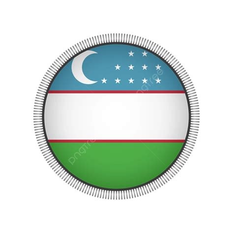 Uzbekistan Flag Vector, Uzbekistan, Flag, Uzbekistan Flag Shinning PNG and Vector with ...