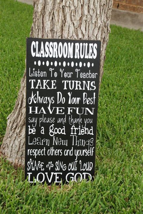 Classroom Rules Sign 的图像结果