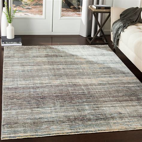 Surya Presidential 3 X 5 Gray Indoor Abstract Industrial Area Rug in ...