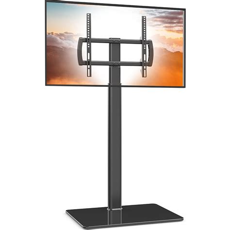 Amazon.com: Universal Floor TV Stand with Mount 80 Degree Swivel Height ...