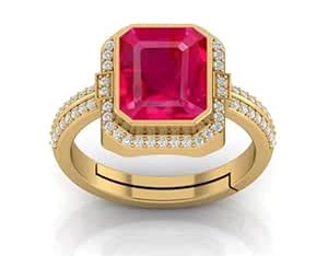 Buy DINJEWEL 13.25 Ratti /12.25 Carat Natural Ruby Gemstone Rashi Ratan ...