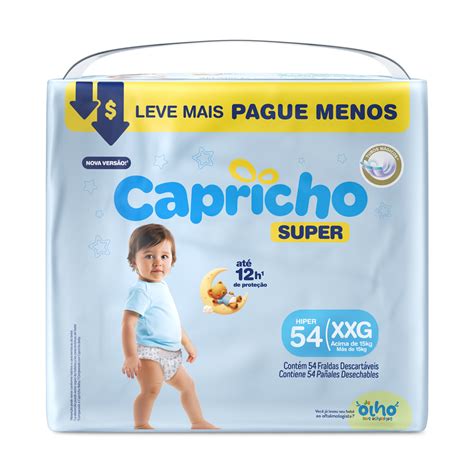 PAÑAL CAPRICHO SUPER HIPER XXG 54 X 4 – OA Import S.A.