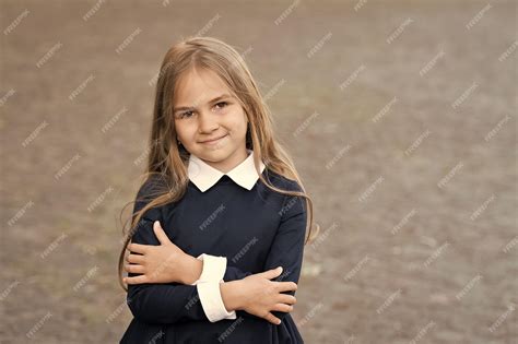 Premium Photo | Look gorgeous inside out little child wear uniform ...