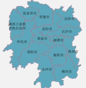 湖南市县分布图,湖南省各个地区分布图,湖南省市区分布图_大山谷图库