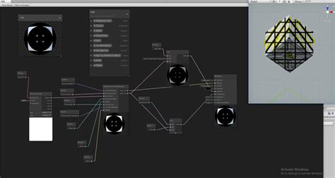 Unity Shader Graph Wireframe 的图像结果