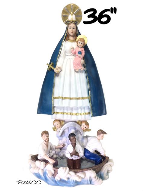 Buy 36 Inch Statue Virgen Caridad del Cobre Our Lady of Charity Virgin ...
